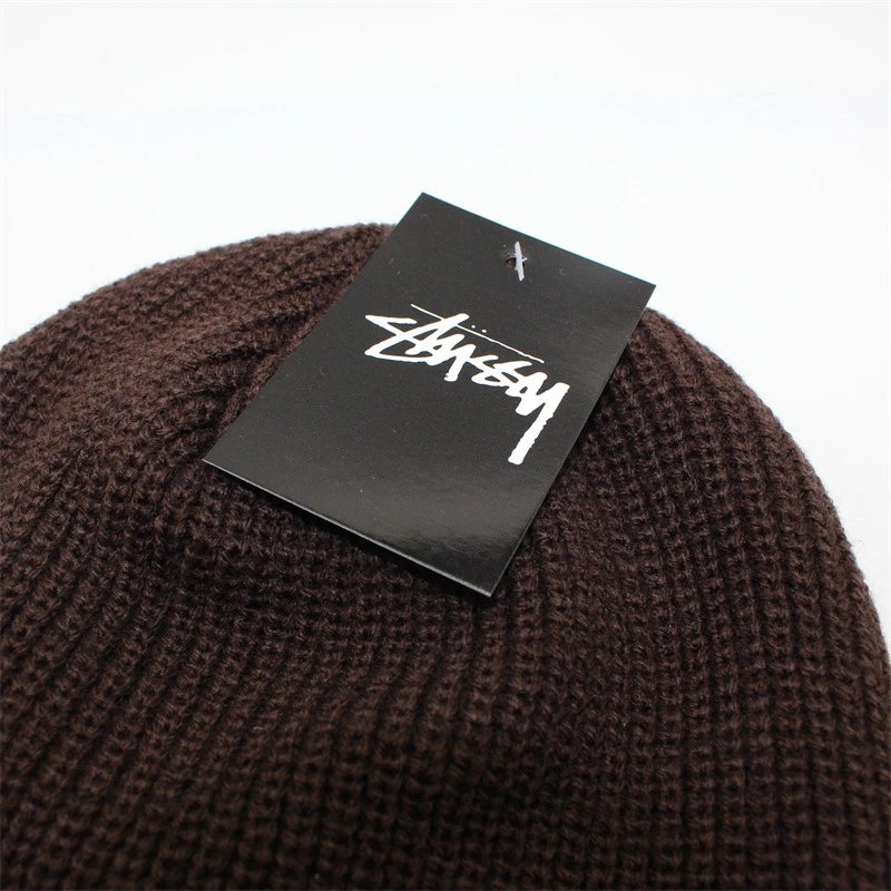 Stussy Knit Beanie Hat - Classic Logo Design in Multiple Colors