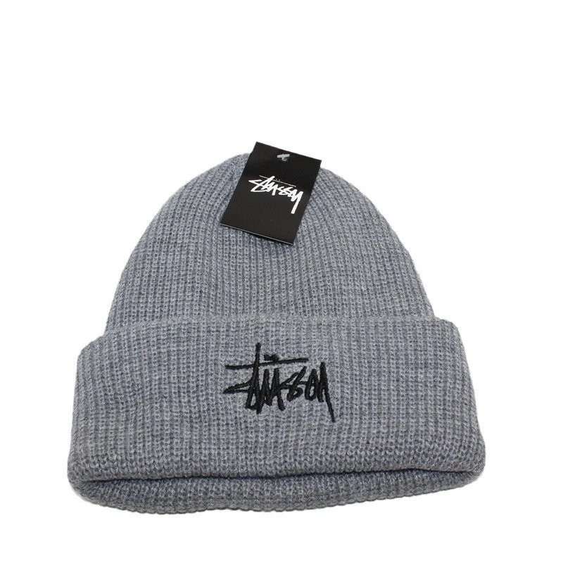 Stussy Knit Beanie Hat - Classic Logo Design in Multiple Colors