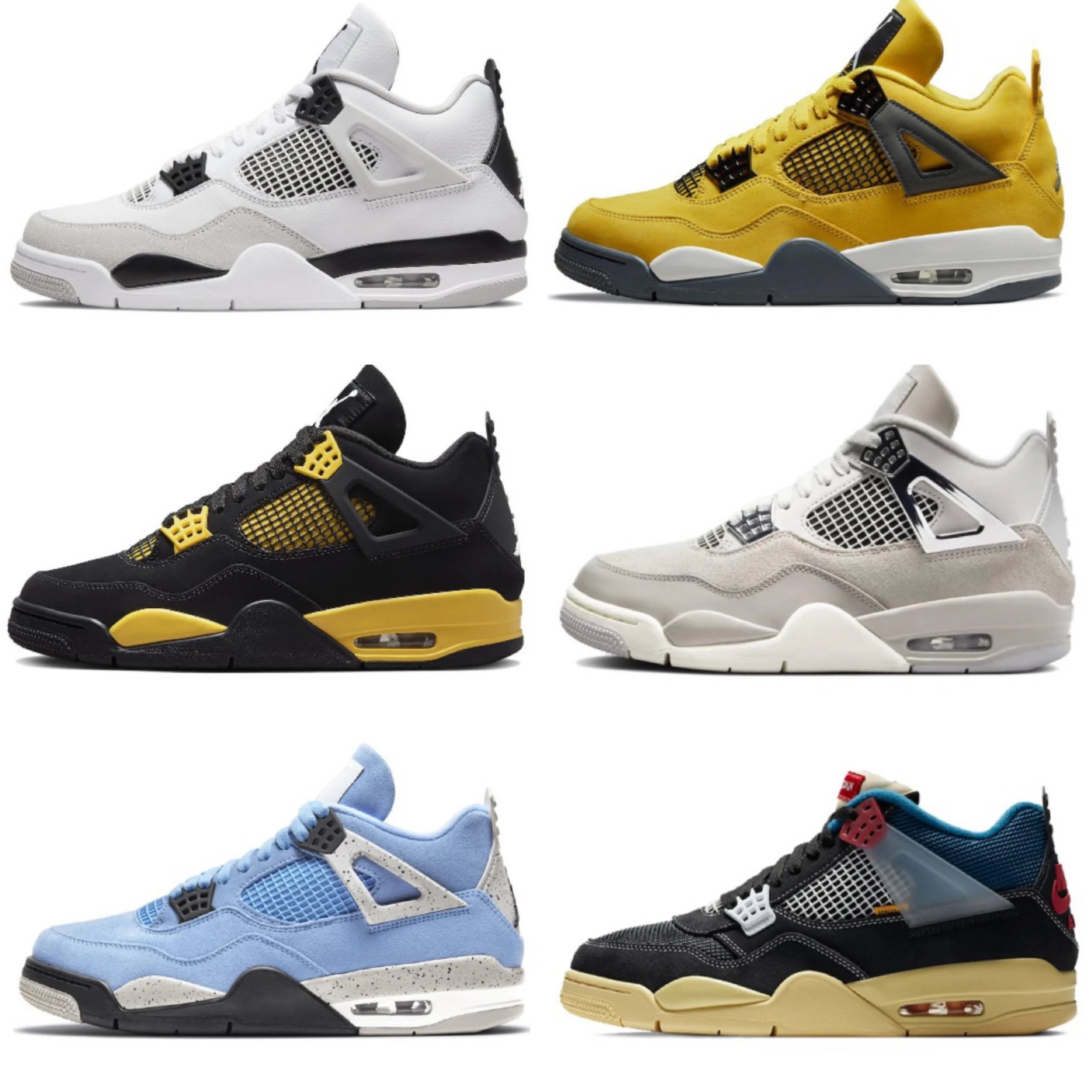 Air Jordan 4 Retro Sneakers Men's Basketball Shoes