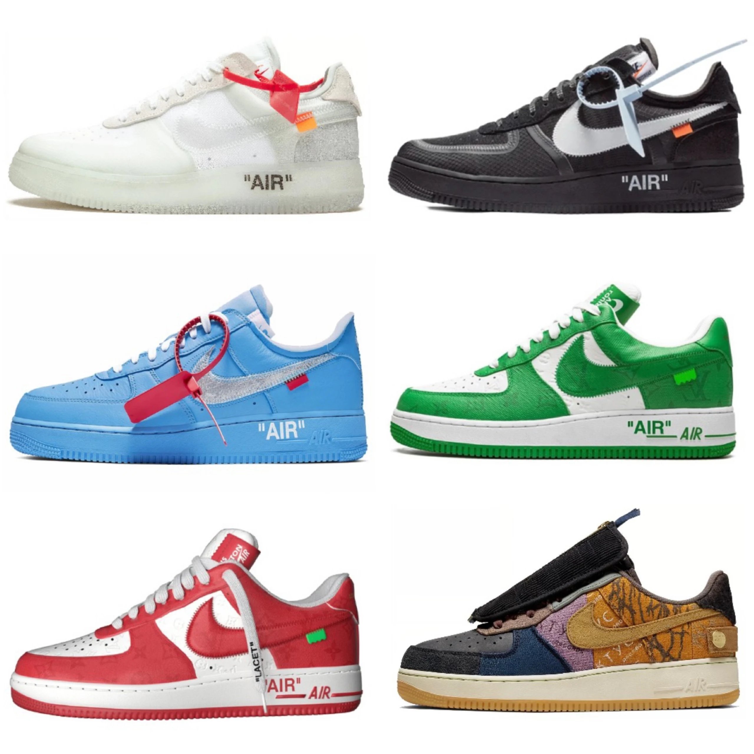 Nike Air Force 1 Off-White Collaboration Sneakers