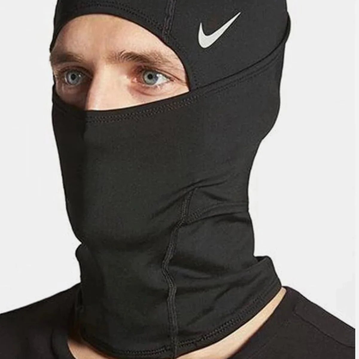 Nike Black Face Mask with Neck Coverage for Outdoor Sports