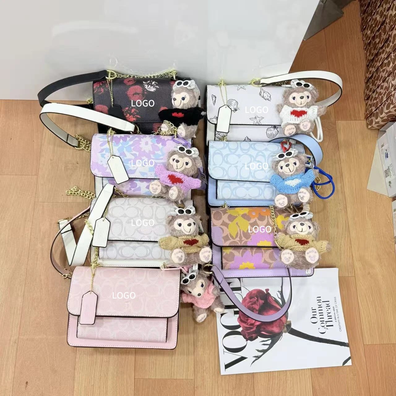 Coach Mini Crossbody Bag with Monkey Charm