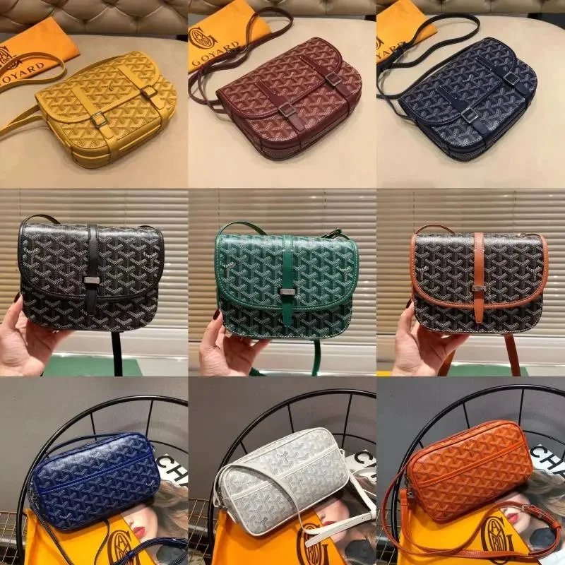 Goyard Monogram Canvas Shoulder Bag Classic Design