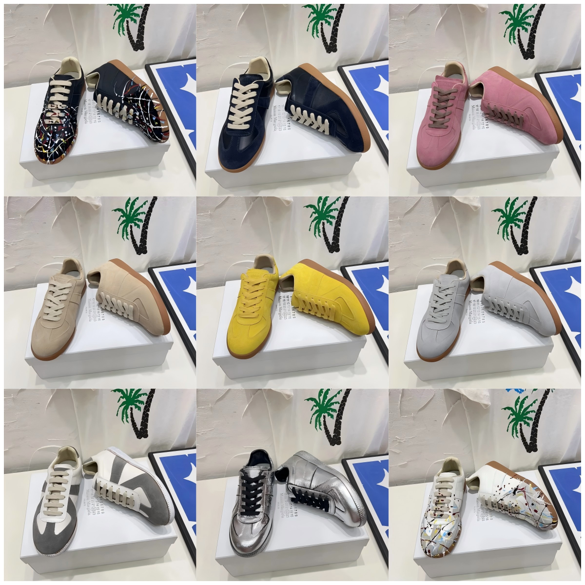 Maison Margiela Replica Sneakers Classic Leather Trainers