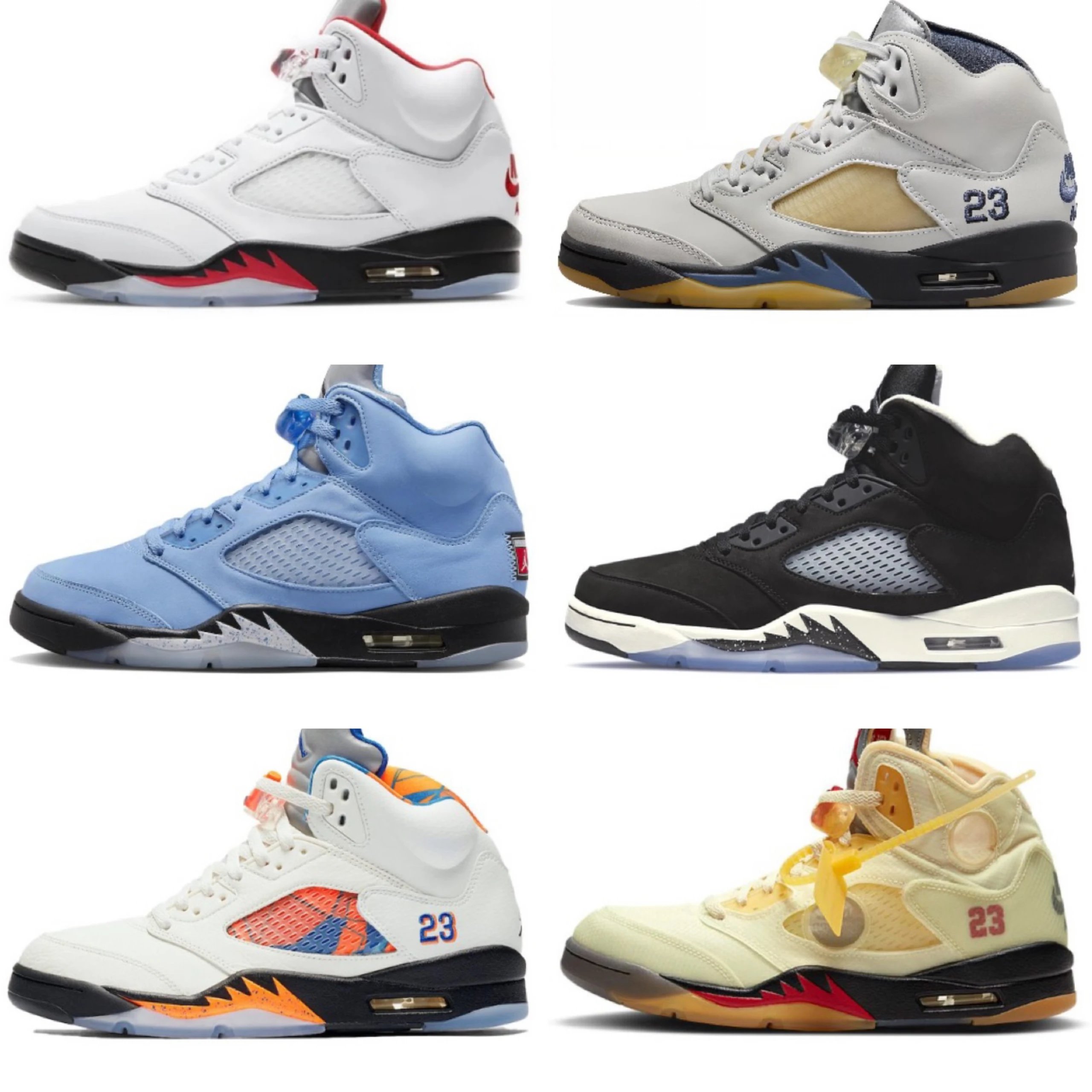 Air Jordan 5 Retro Sneakers Men's Basketball Shoes