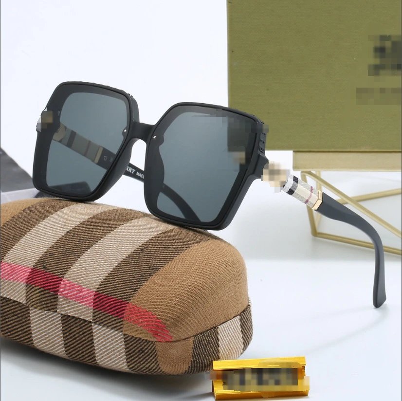 Burberry Square Sunglasses with Classic Check Pattern