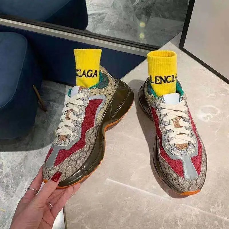 Balenciaga Triple S Sneakers with Signature Logo and Bold Colors