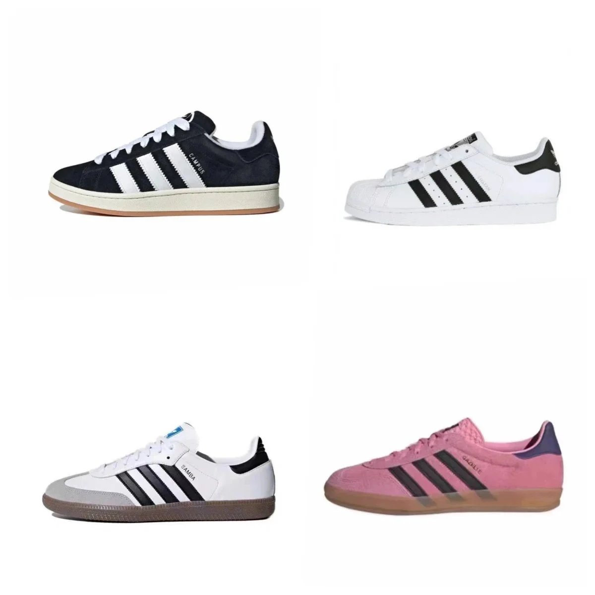 Adidas Campus Samba Gazelle Sneakers Classic Style Shoes