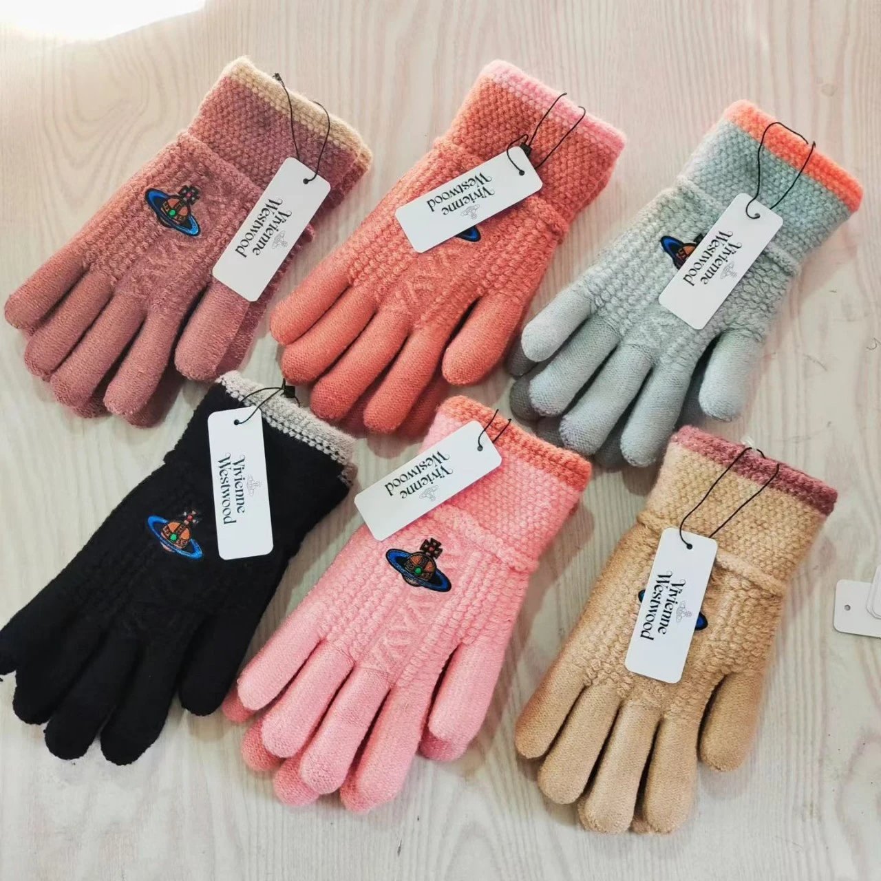 Therme Meswood Warm Knit Gloves for Women and Men