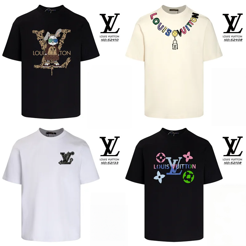 Louis Vuitton Printed T-Shirts for Men and Women
