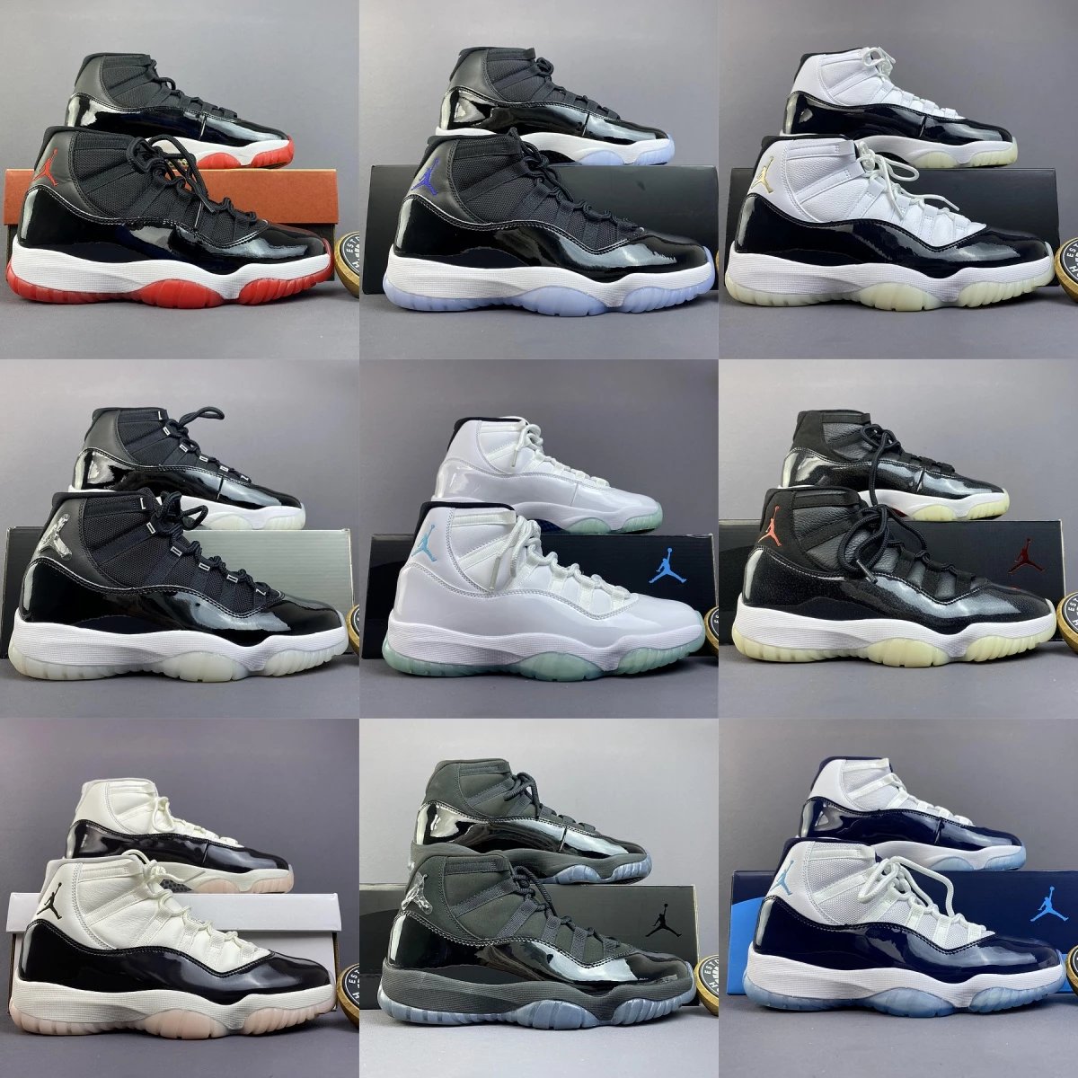 Air Jordan 11 Retro High Basketball Shoes Men's Sneakers