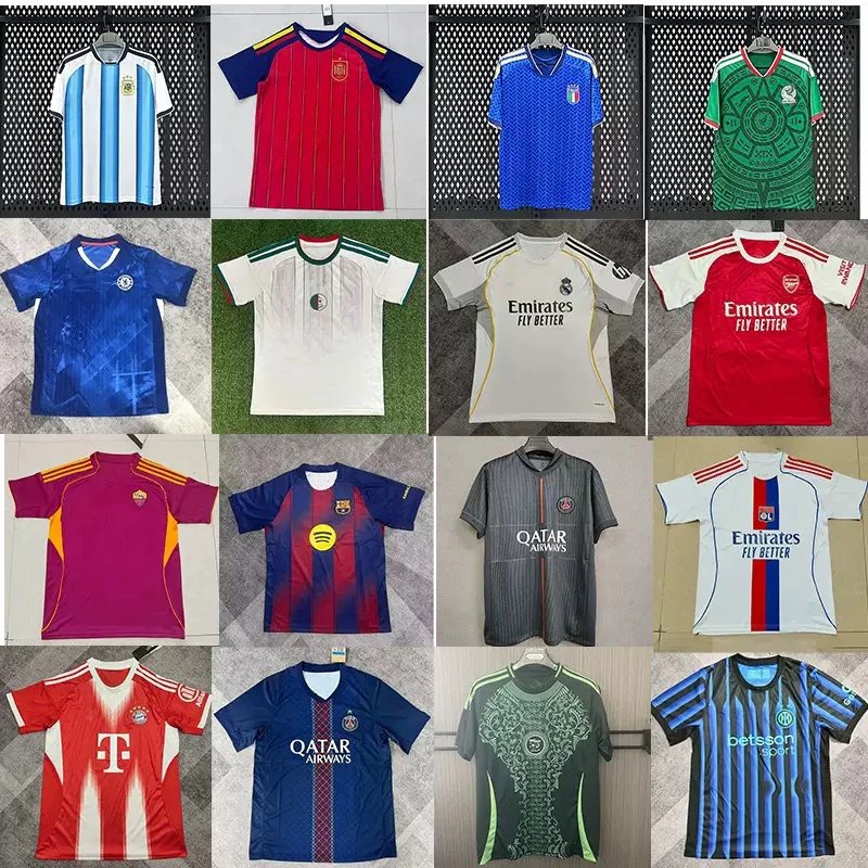 Official Football Club Jerseys for Men and Women