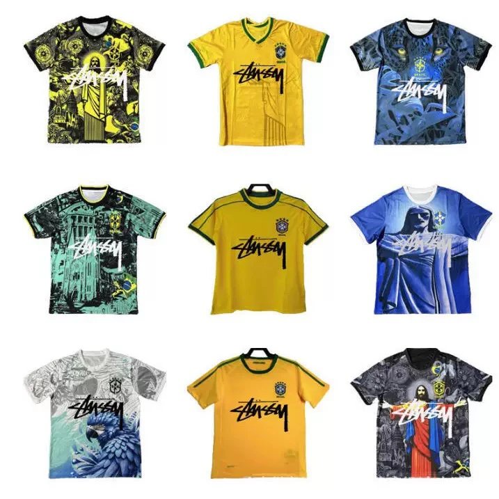 Stussy Brazil Football Jersey Collection