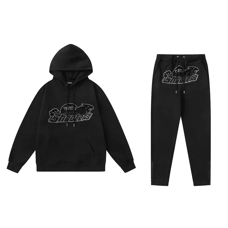Thirsty Shooters Black Hoodie and Pants Set