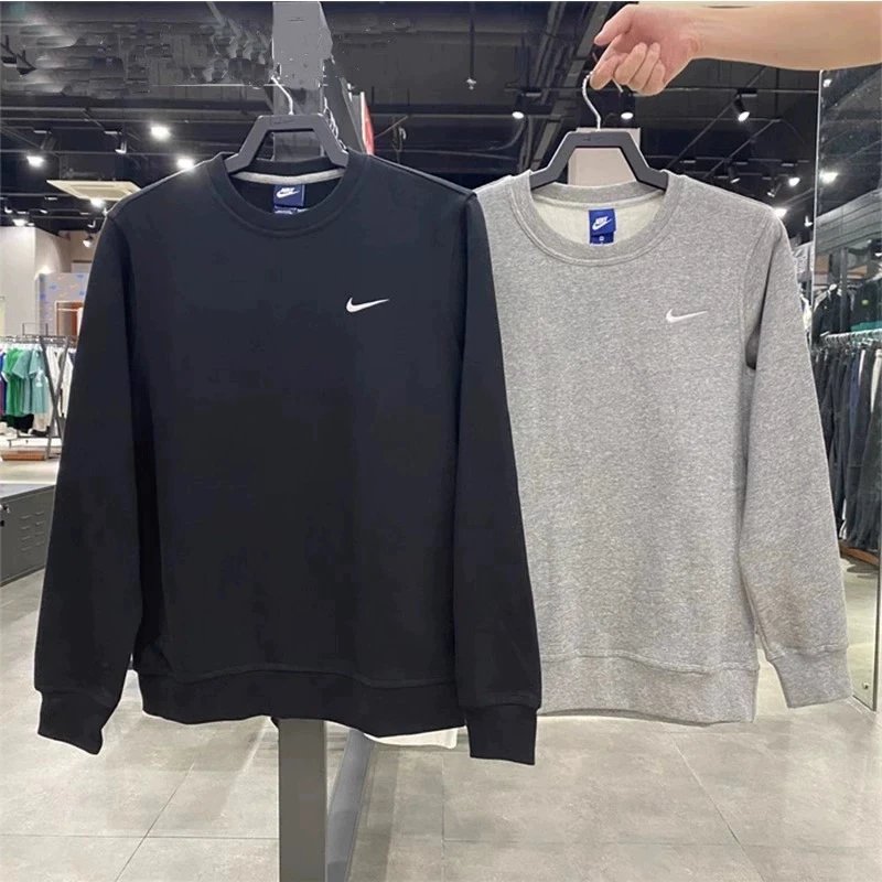 Nike Crewneck Sweatshirt Men's Black and Grey Sweatshirts