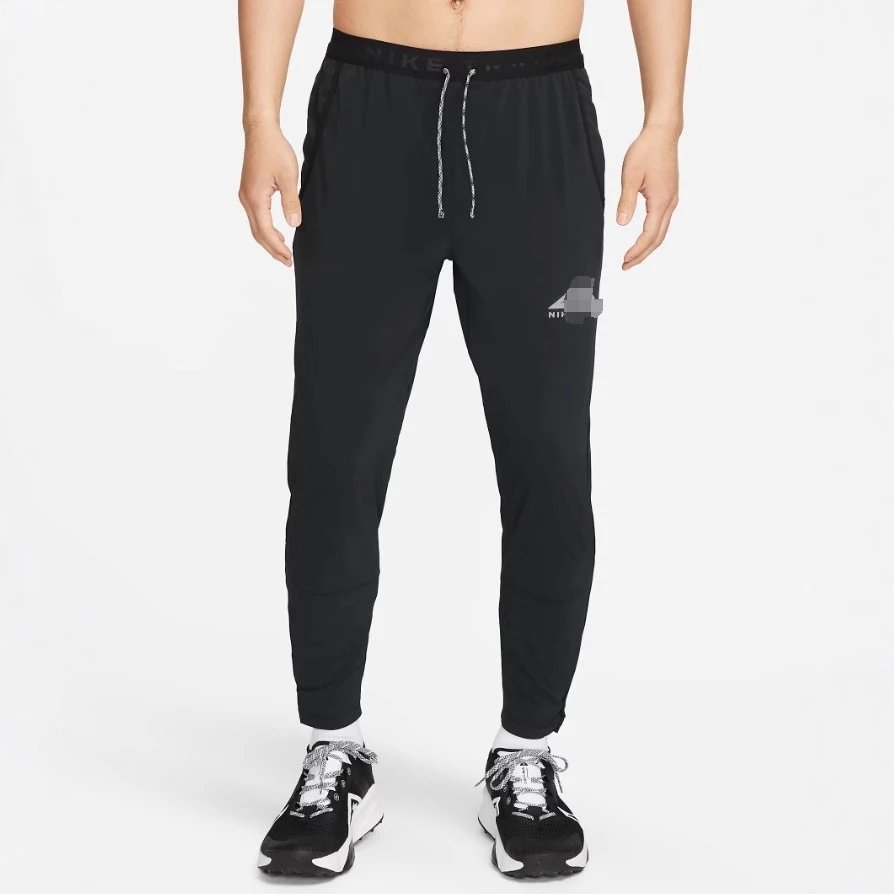 Nike Men's Black Jogger Pants with Drawstring Waist