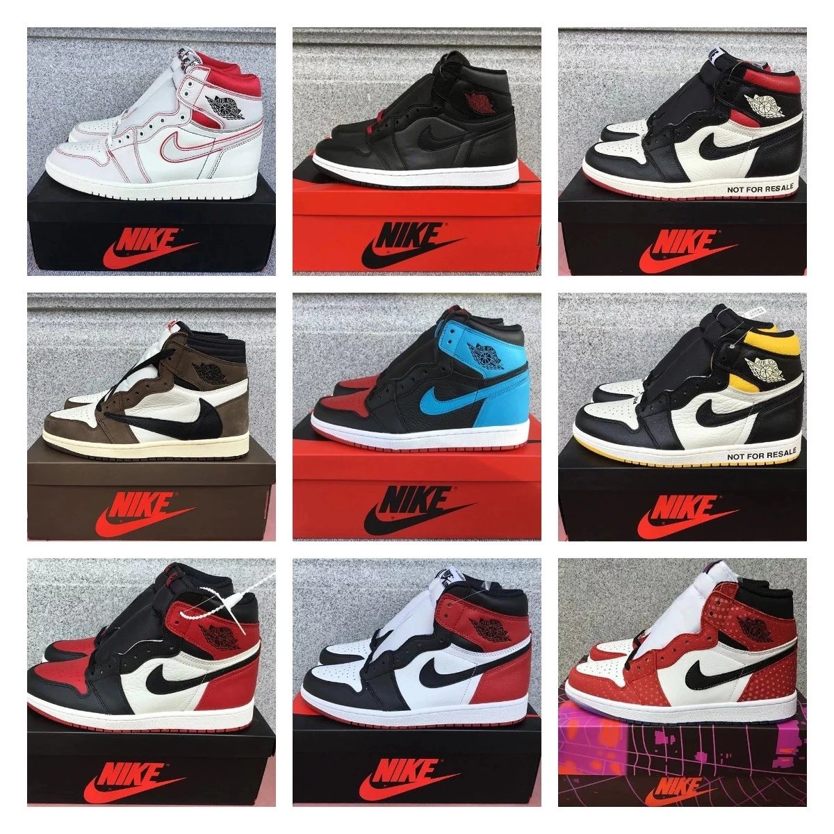 Air Jordan 1 High OG Sneakers Men's Basketball Shoes