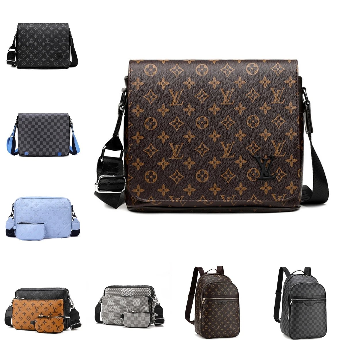 LV Monogram Canvas Shoulder Bag Crossbody Backpack Collection