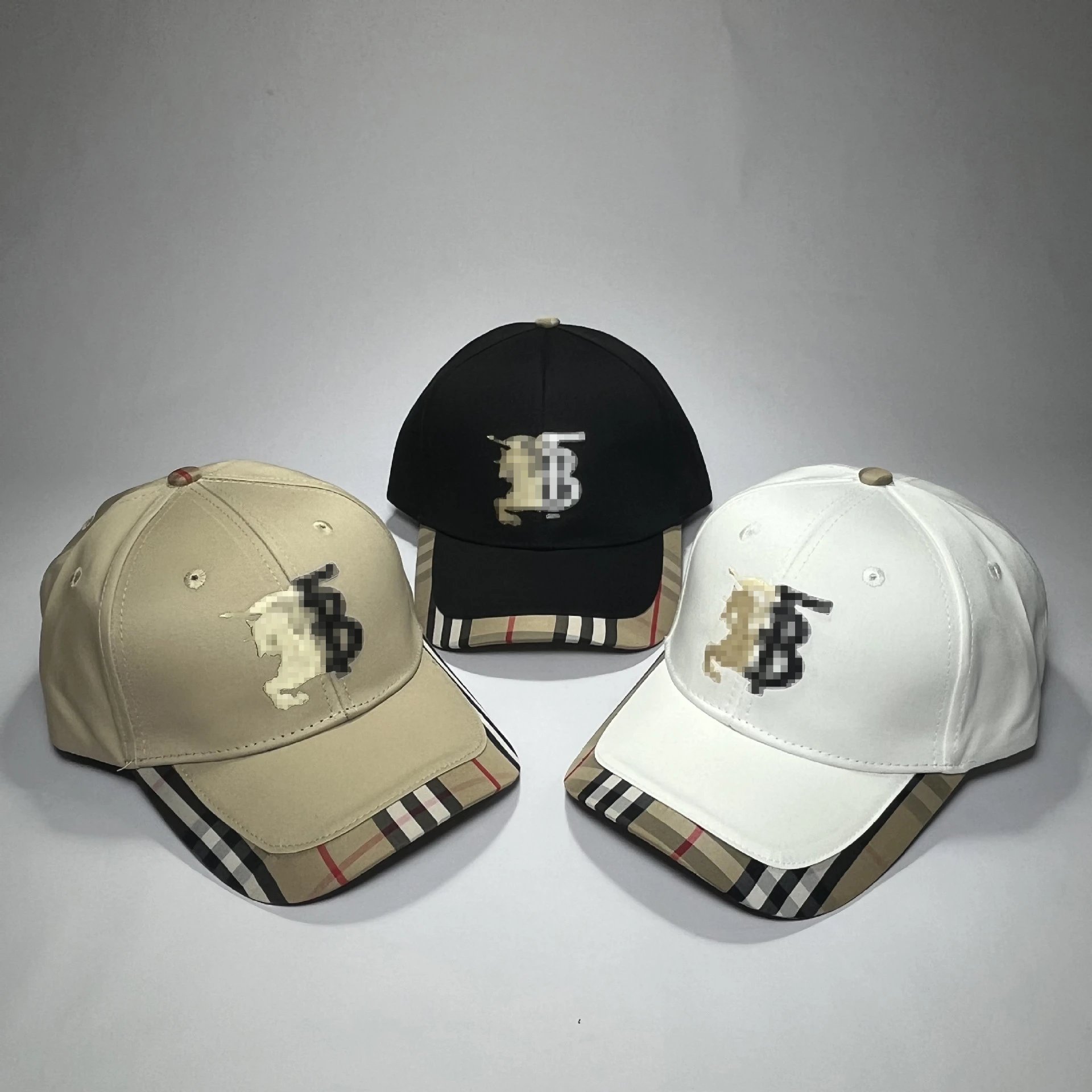 Burberry Logo Embroidered Baseball Cap in Multiple Colors