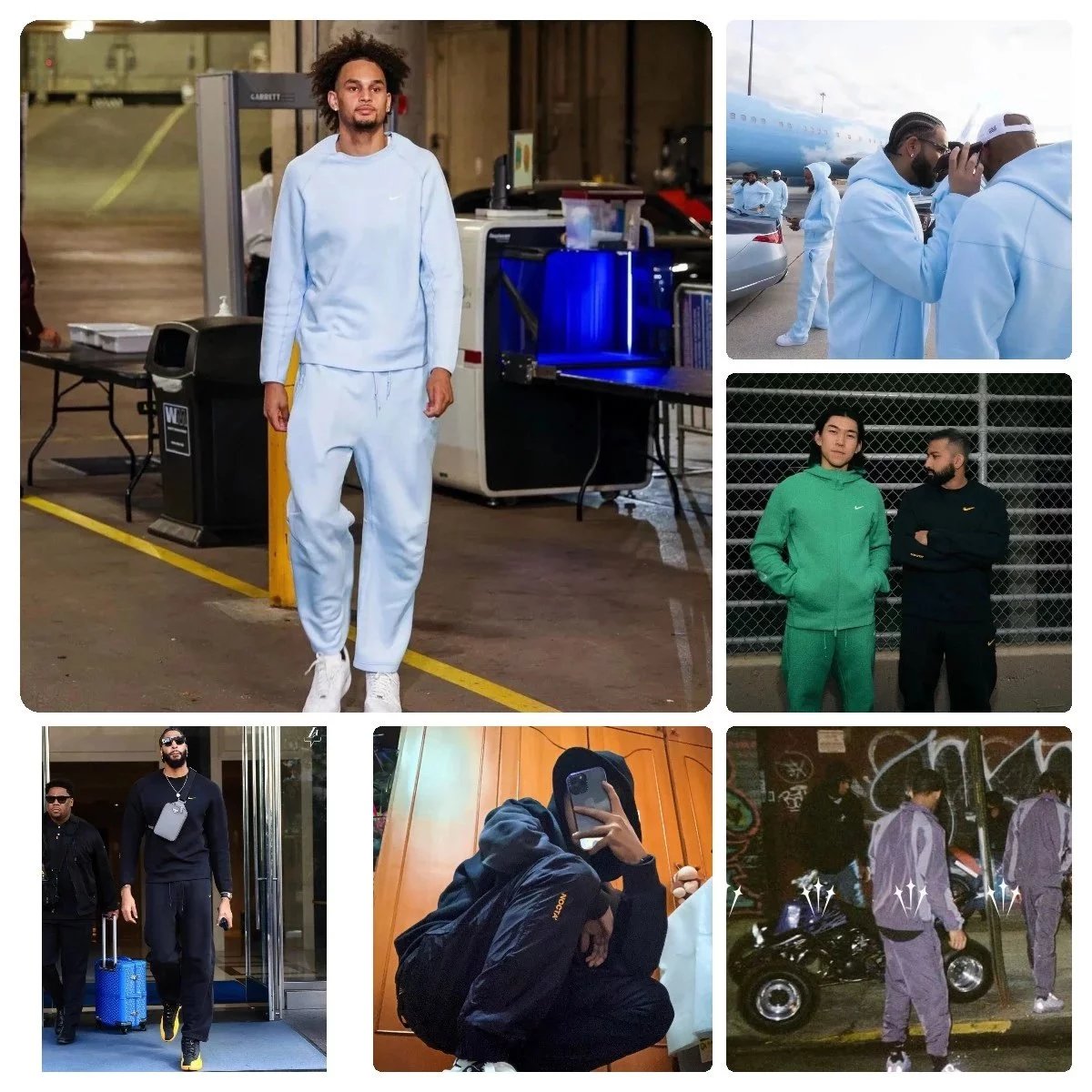 Nike Men's Sportswear Tracksuit Set Hoodie and Pants