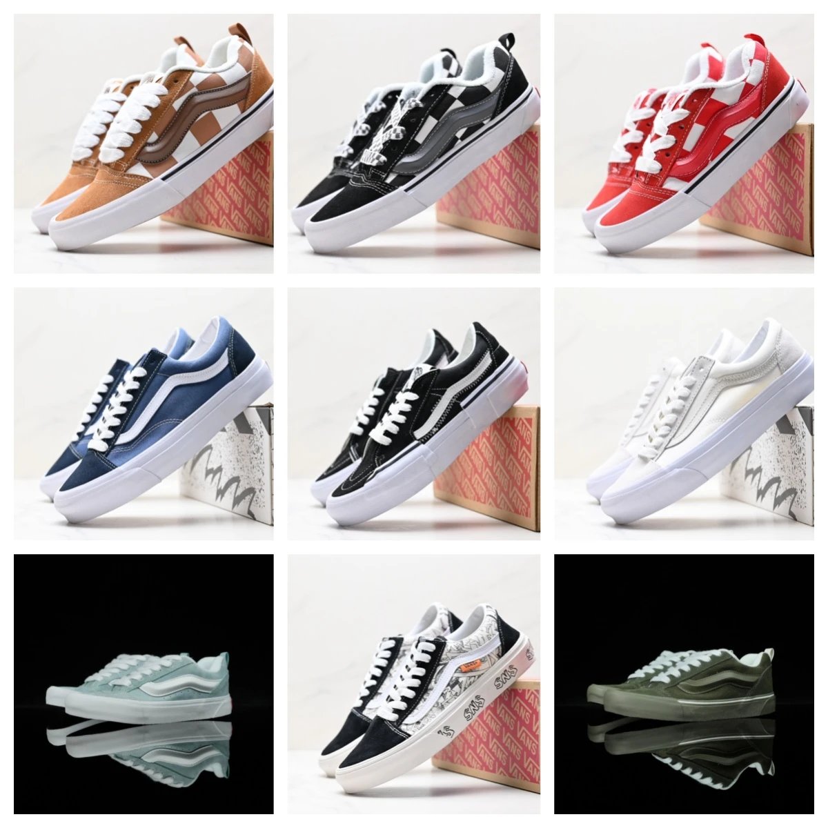 Vans Old Skool Sneakers Classic Skate Shoes for Men and Women