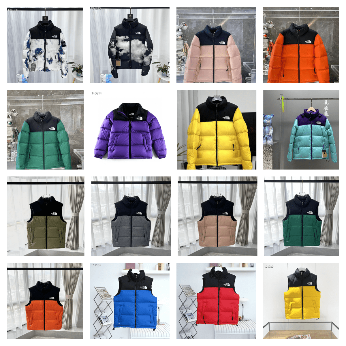 The North Face Down Jacket and Vest Collection for Men and Women