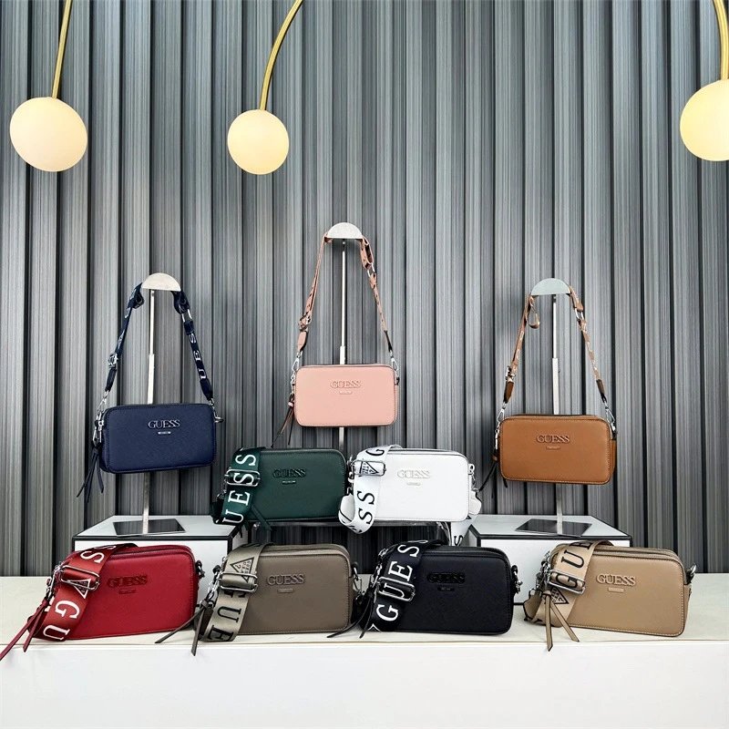 GUESS Crossbody Bag Women's Fashion Shoulder Bag with Logo Strap