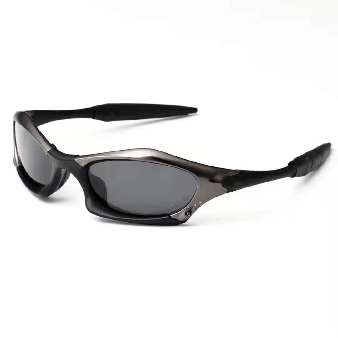 Oakley Sunglasses Sport Style Black Frame Grey Lens