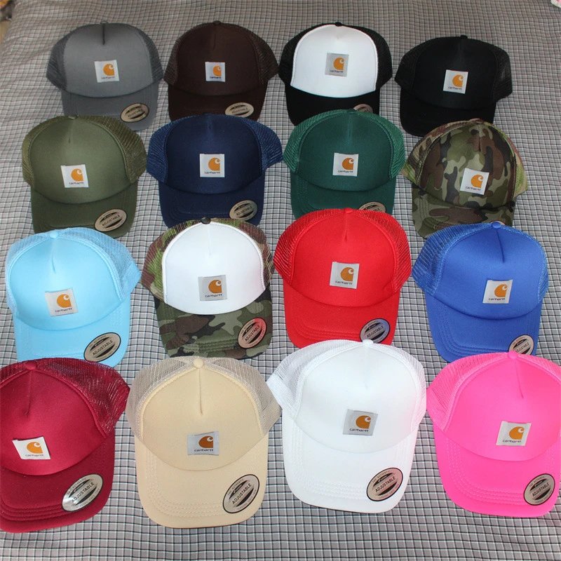 Carhartt Trucker Hats Mesh Baseball Caps for Men Women Outdoor Work