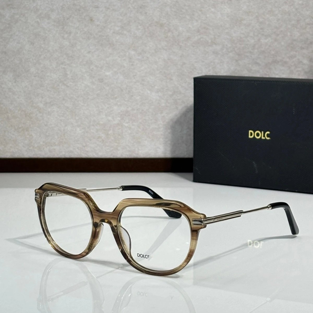 DOLC Fashion Eyeglasses Frame Women Men Vintage Cat Eye Glasses Optical Frames