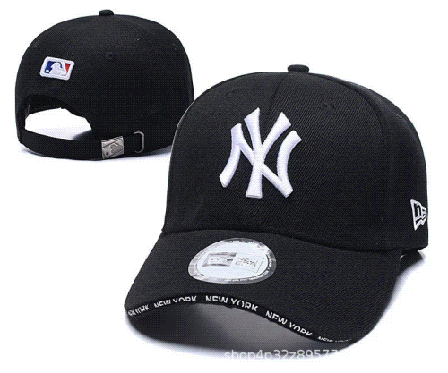 New York Yankees MLB Baseball Cap Black Snapback Hat