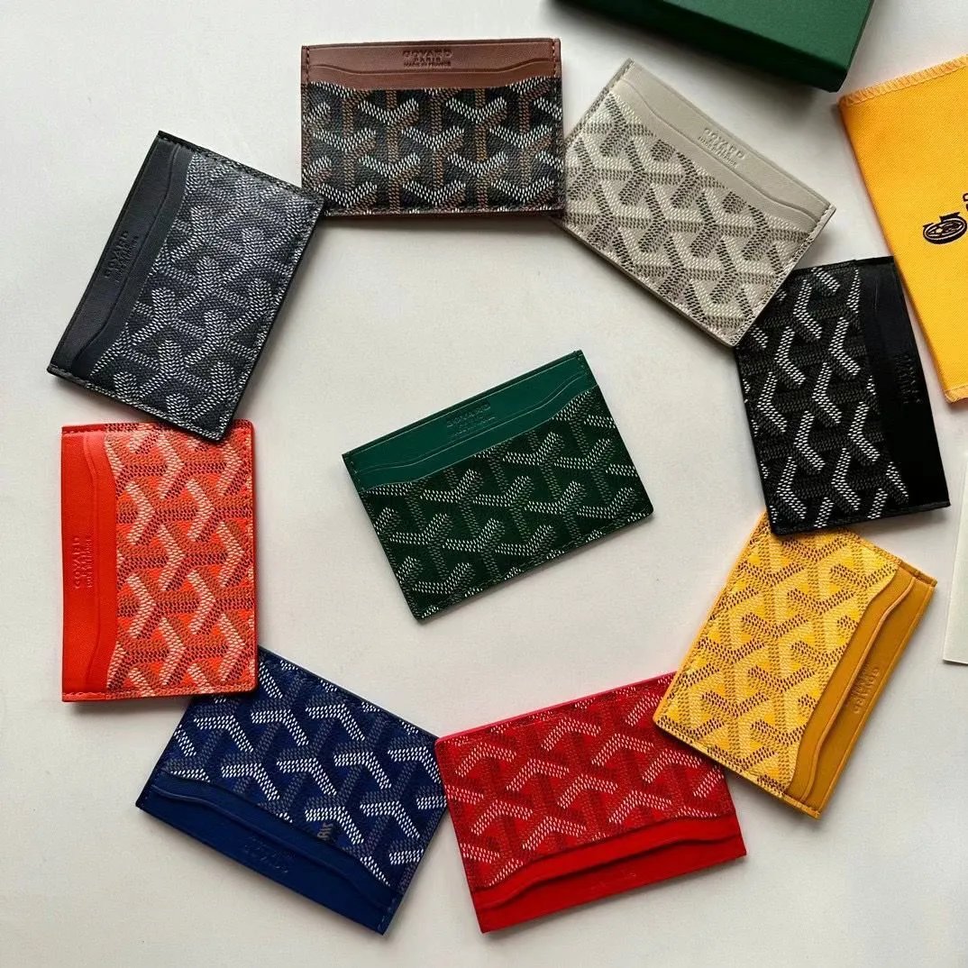 MCM Card Holder Wallets in Various Colors and Patterns