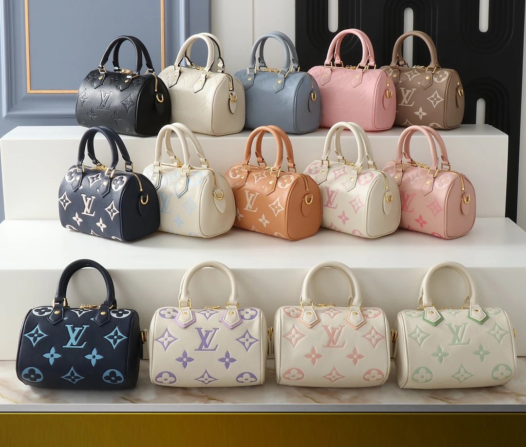 Louis Vuitton Mini Speedy Handbags in Multiple Colors and Patterns