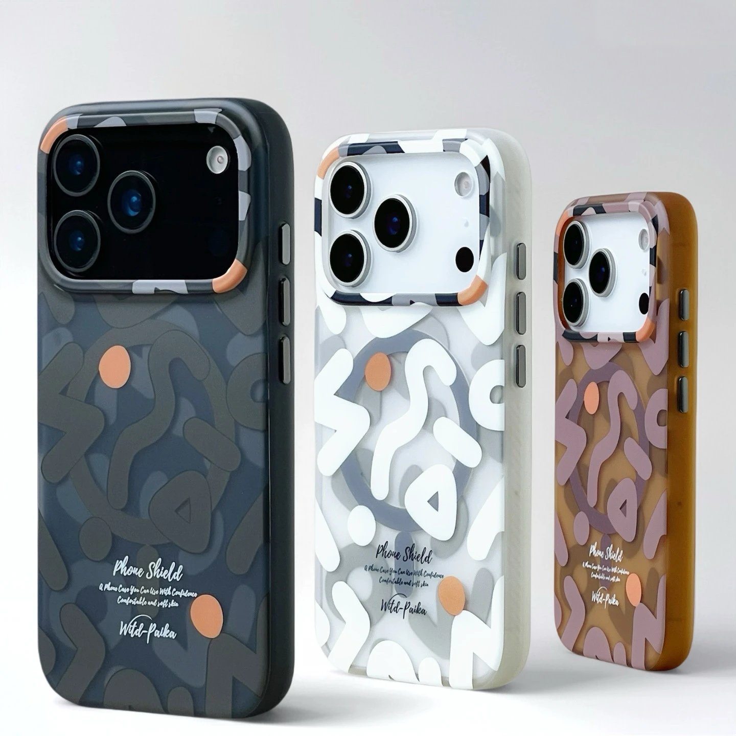 Wild-Paika Phone Shield Case for iPhone with Camouflage Design