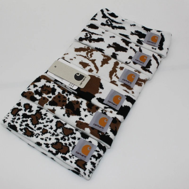 Carhartt Camouflage Knit Beanie Hats for Men and Women