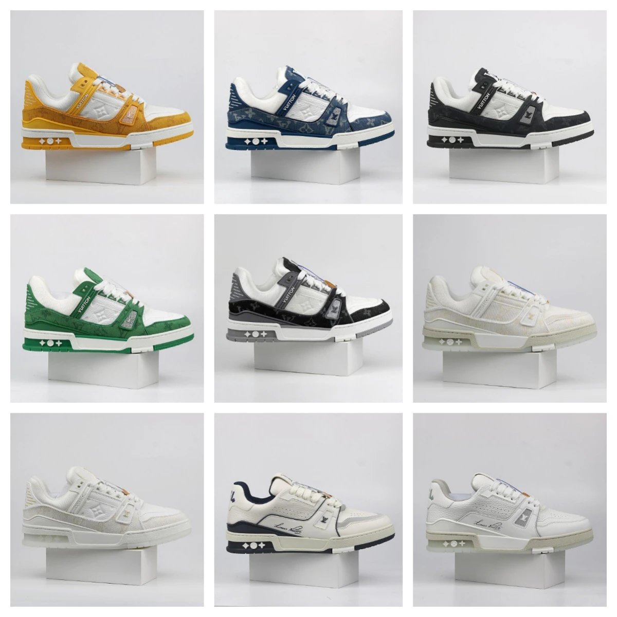 Louis Vuitton x Supreme Sneakers Men's Fashion Shoes