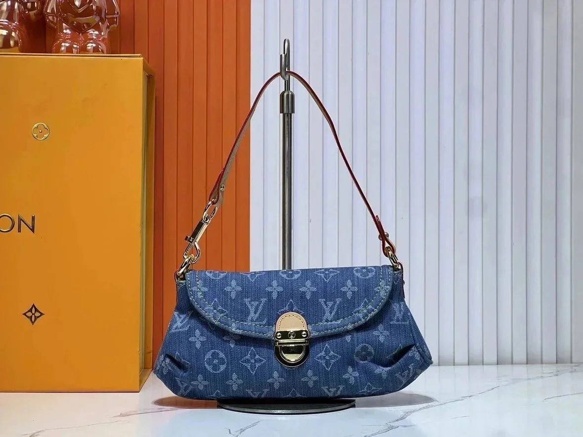 Louis Vuitton Denim Monogram Shoulder Bag