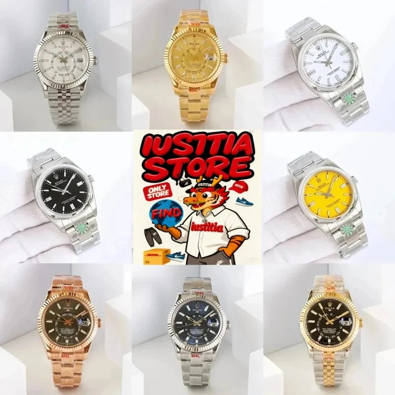 Luxury Men's Stainless Steel Watch with Date Display