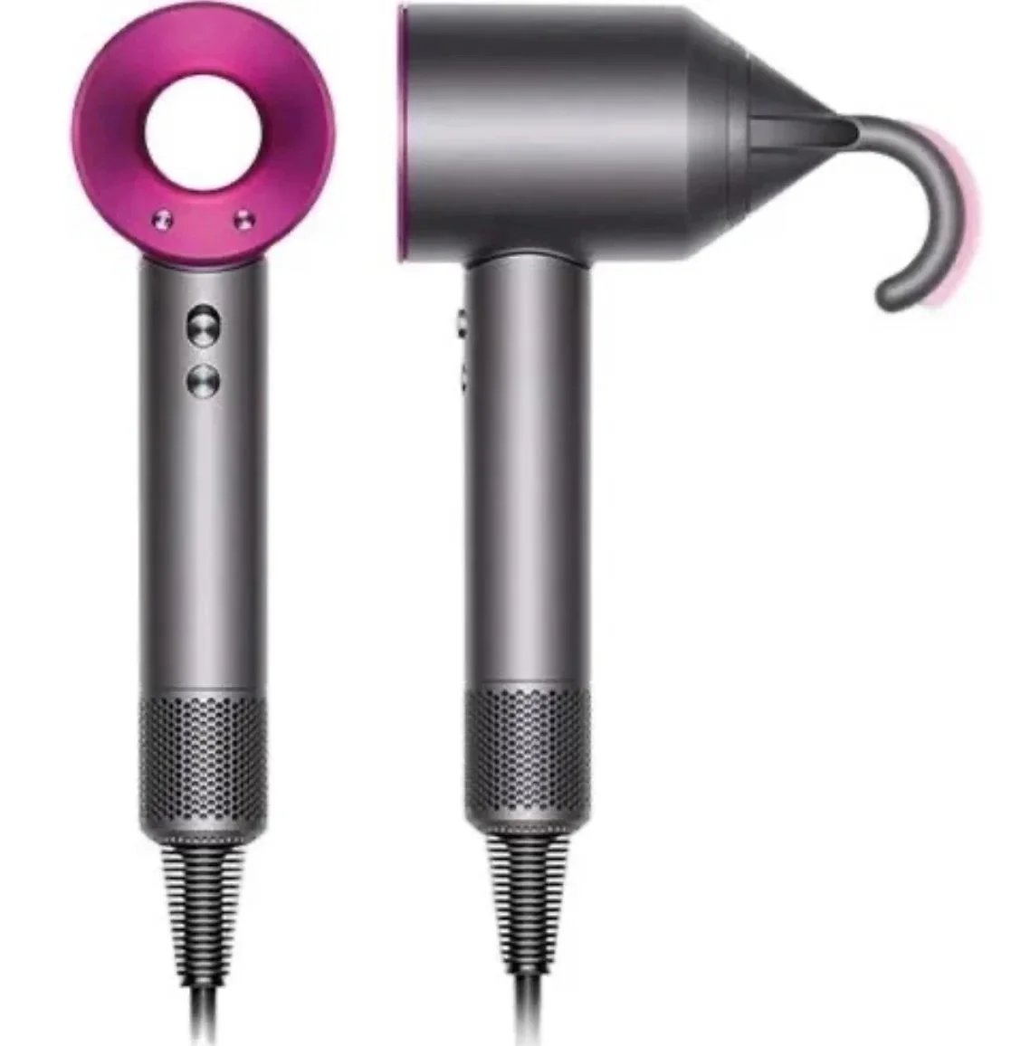 Dyson Supersonic Hair Dryer with Purple Ring and Attachments