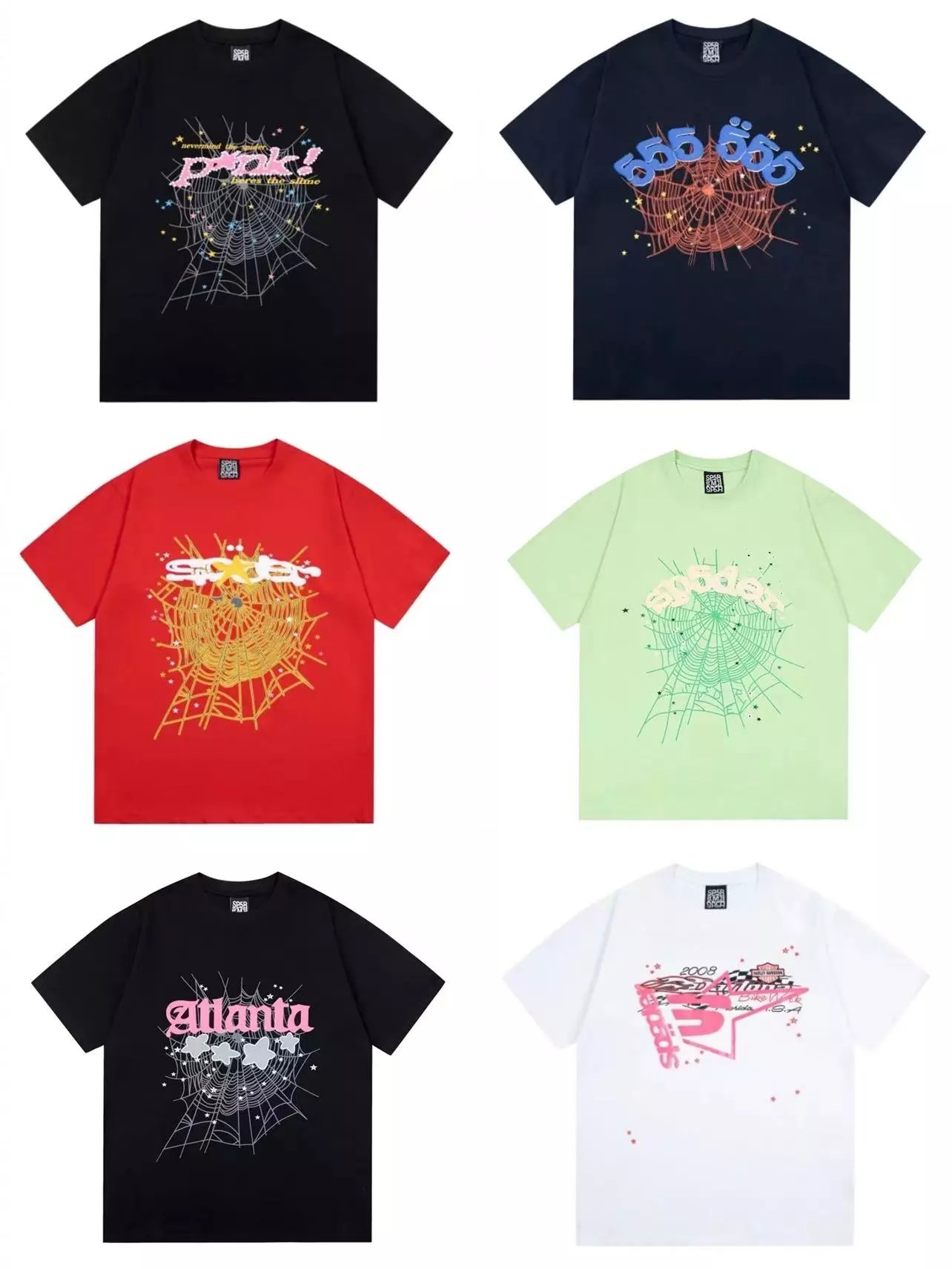 Spider Web Design T-Shirt Collection for Men and Women