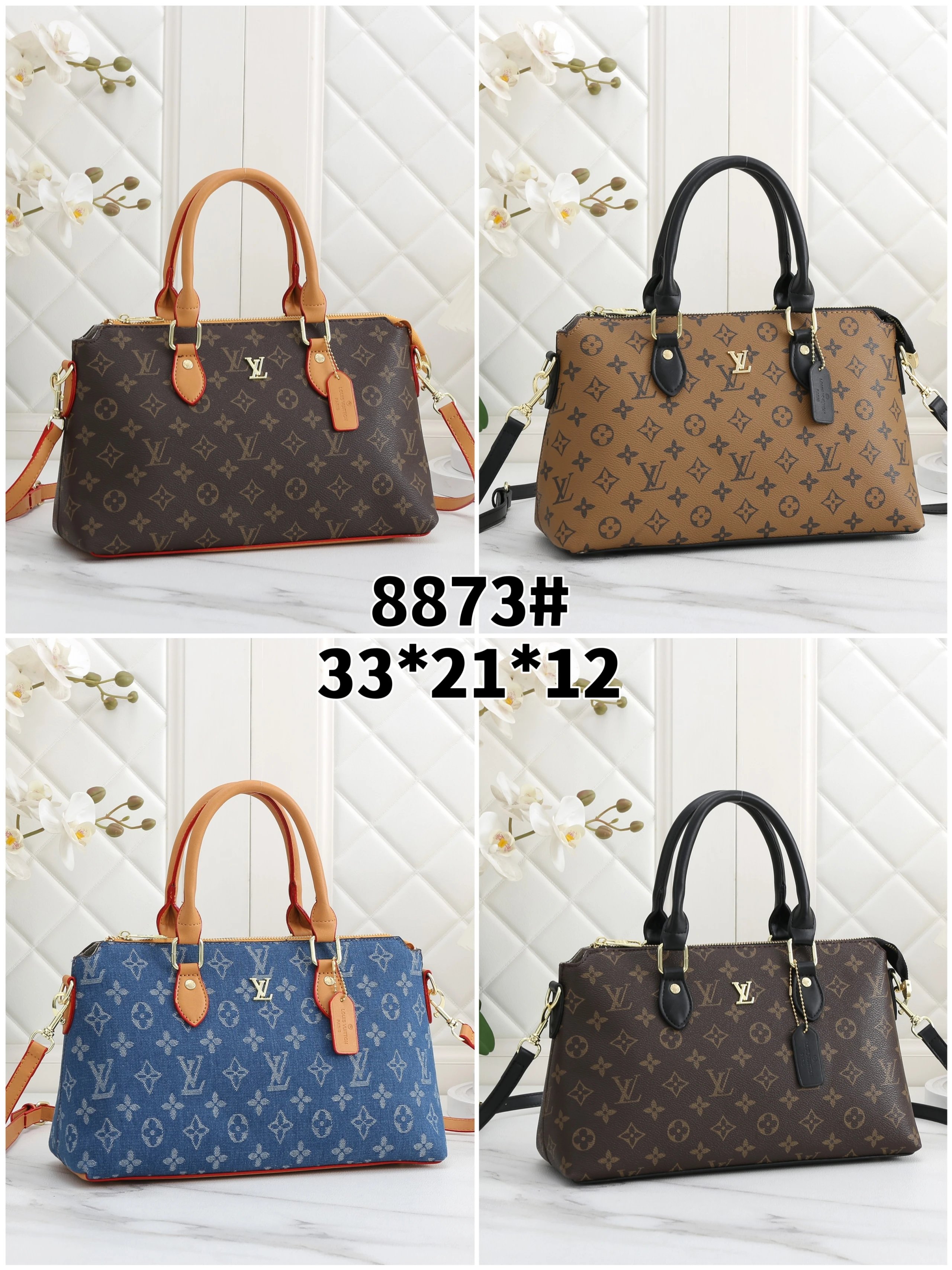 LV Monogram Canvas Shoulder Bag Women Fashion Handbag 8873#