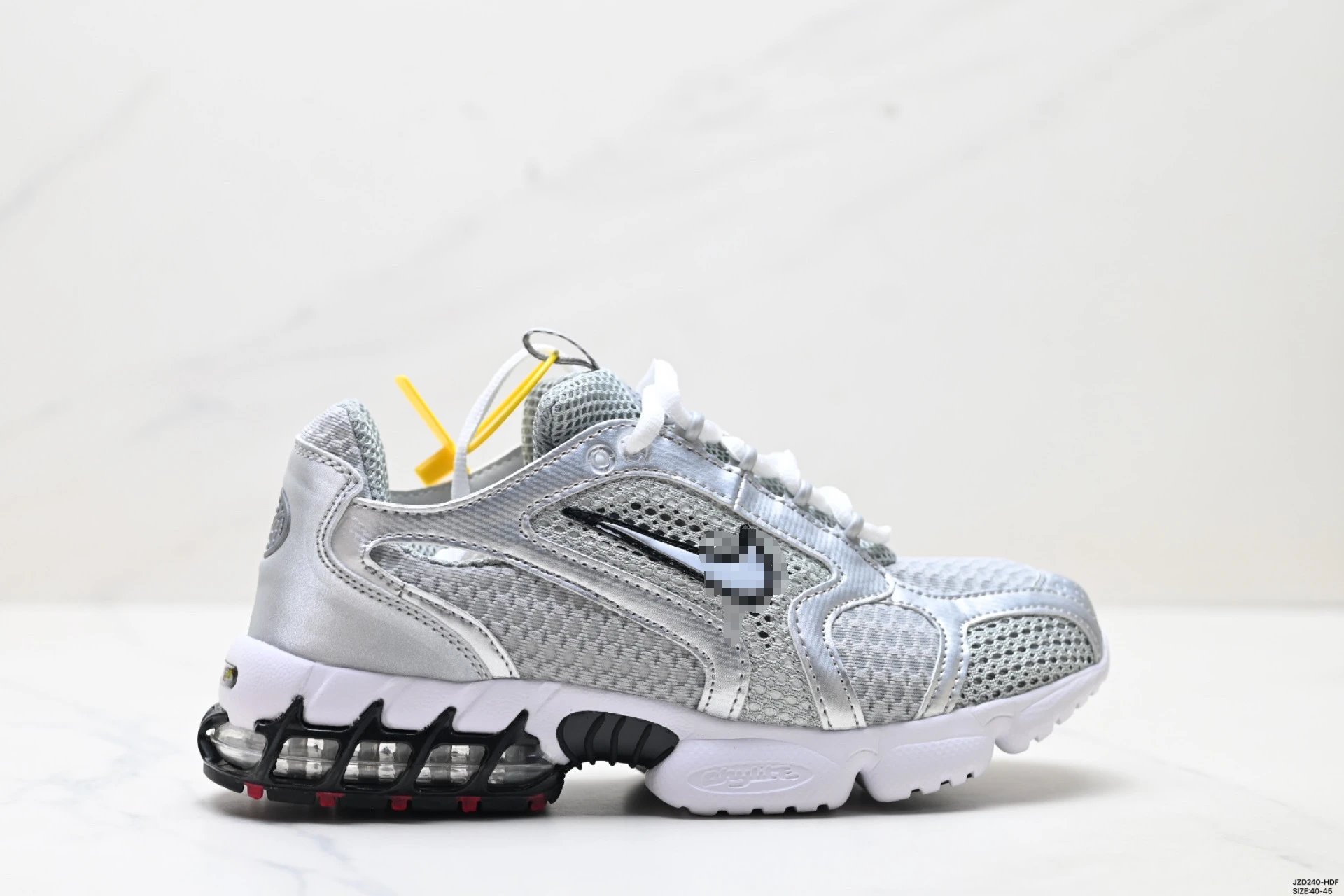 Nike Air Max 2008 Silver White Running Shoes