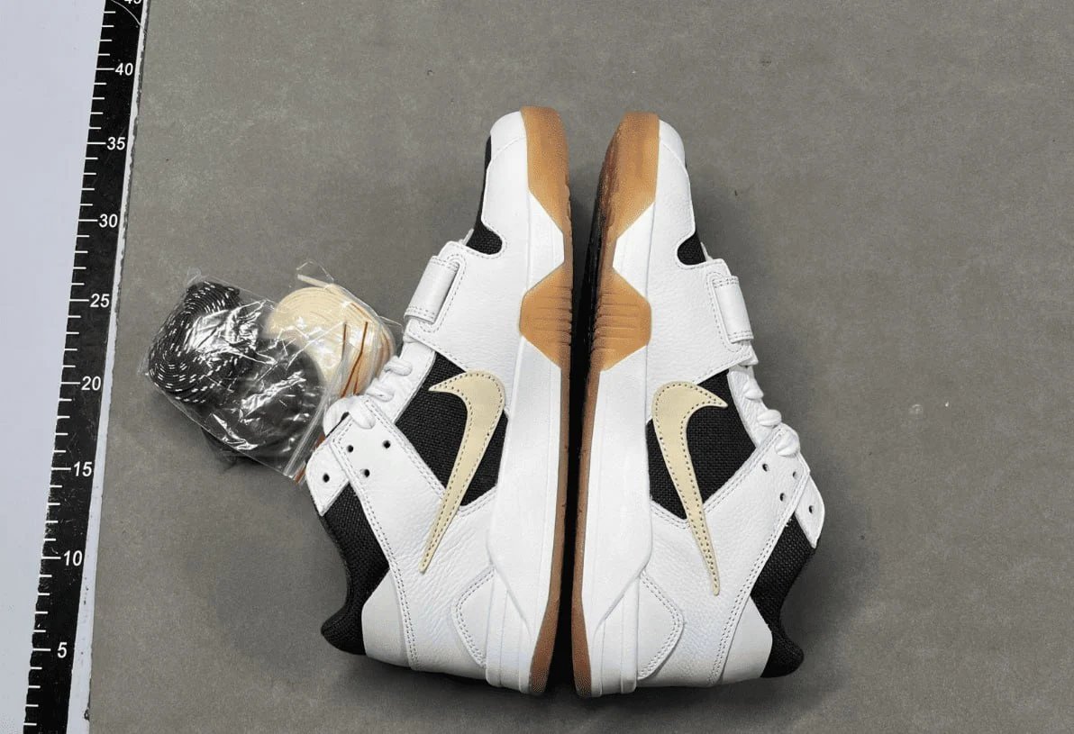 Nike Air Jordan 4 Retro White Black Tan Sneakers