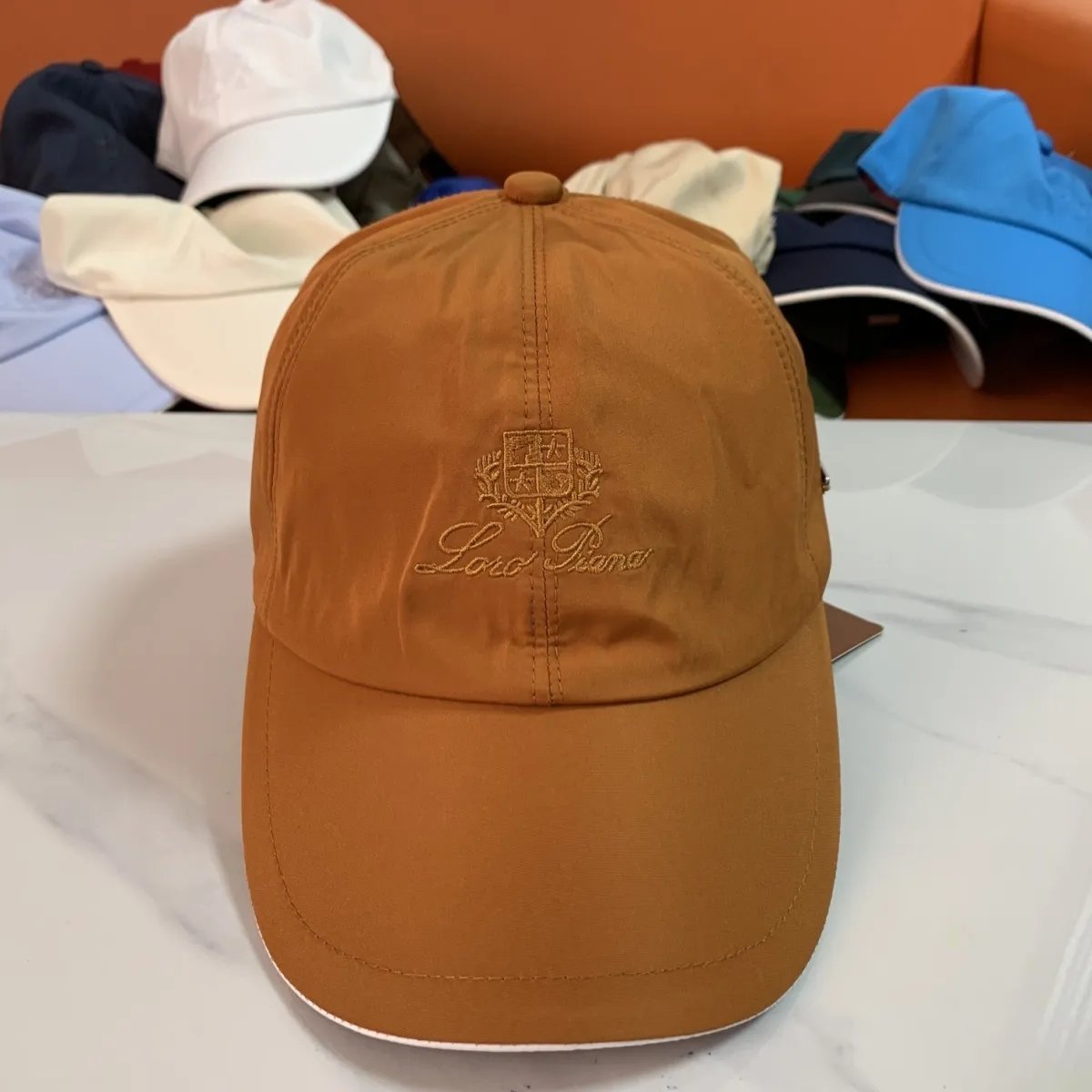 Lord Diana Embroidered Brown Baseball Cap