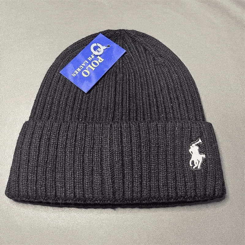 Polo Ralph Lauren Knit Beanie Hat with Logo