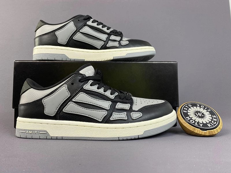 AMIRI x Nike Dunk Low Black Gray Sneakers