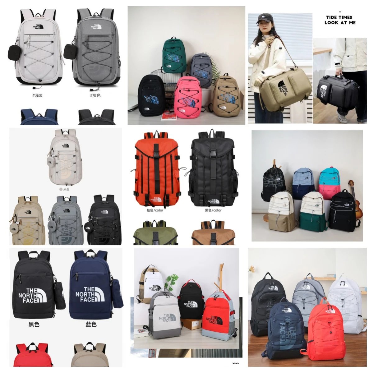 The North Face Backpacks for Men and Women Outdoor Hiking Travel School Bags