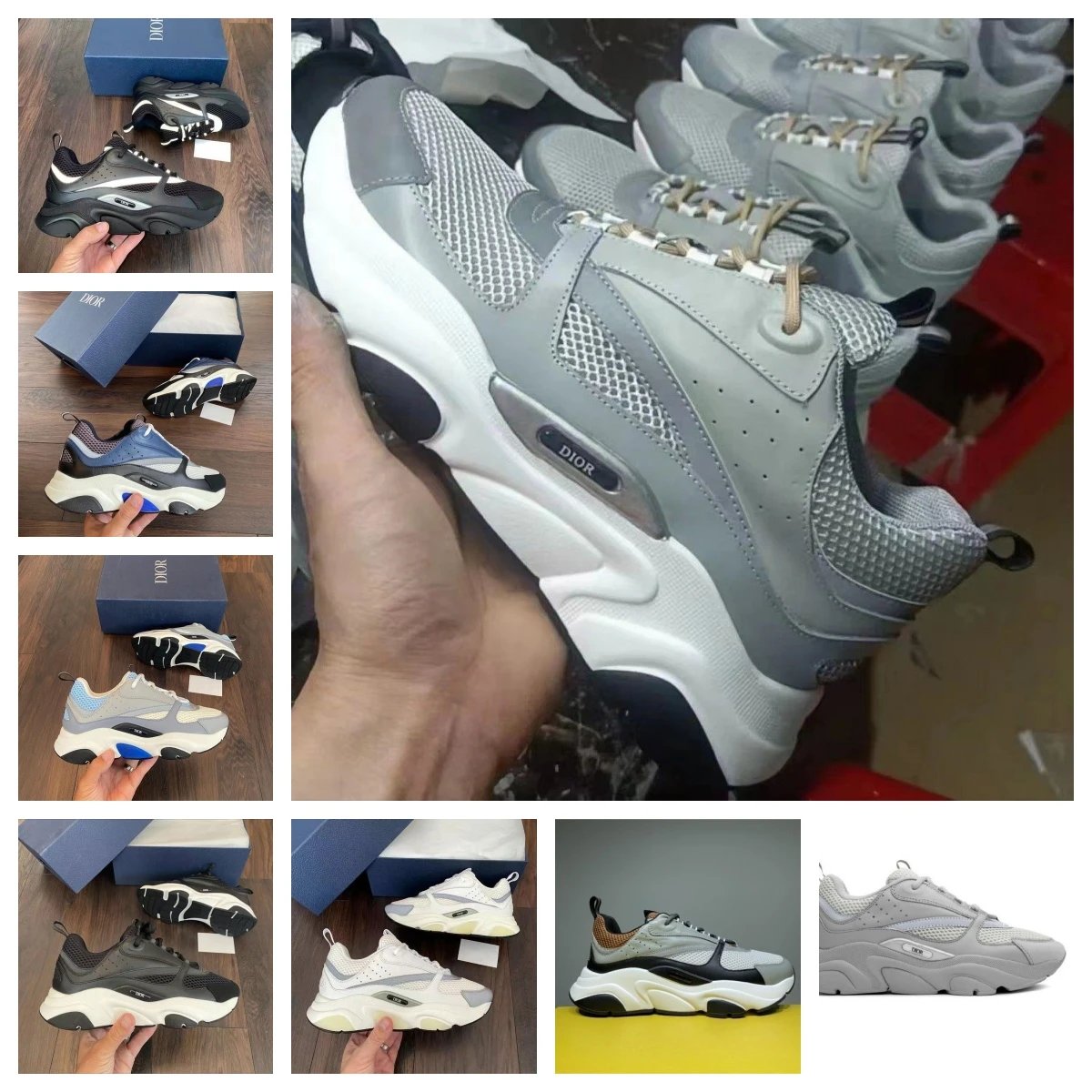 Dior Sneakers Men Women Fashion Chunky Trainer Shoes