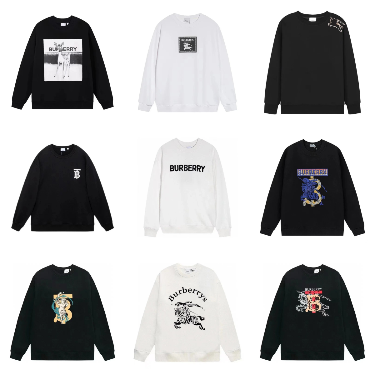 Burberry Sweatshirts for Men and Women