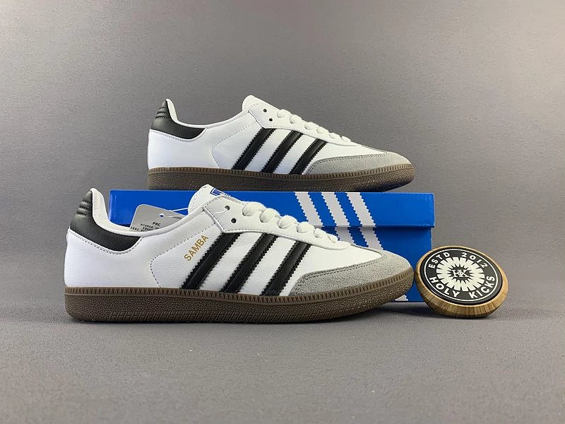 Adidas Samba Classic White Black Sneakers Men Women